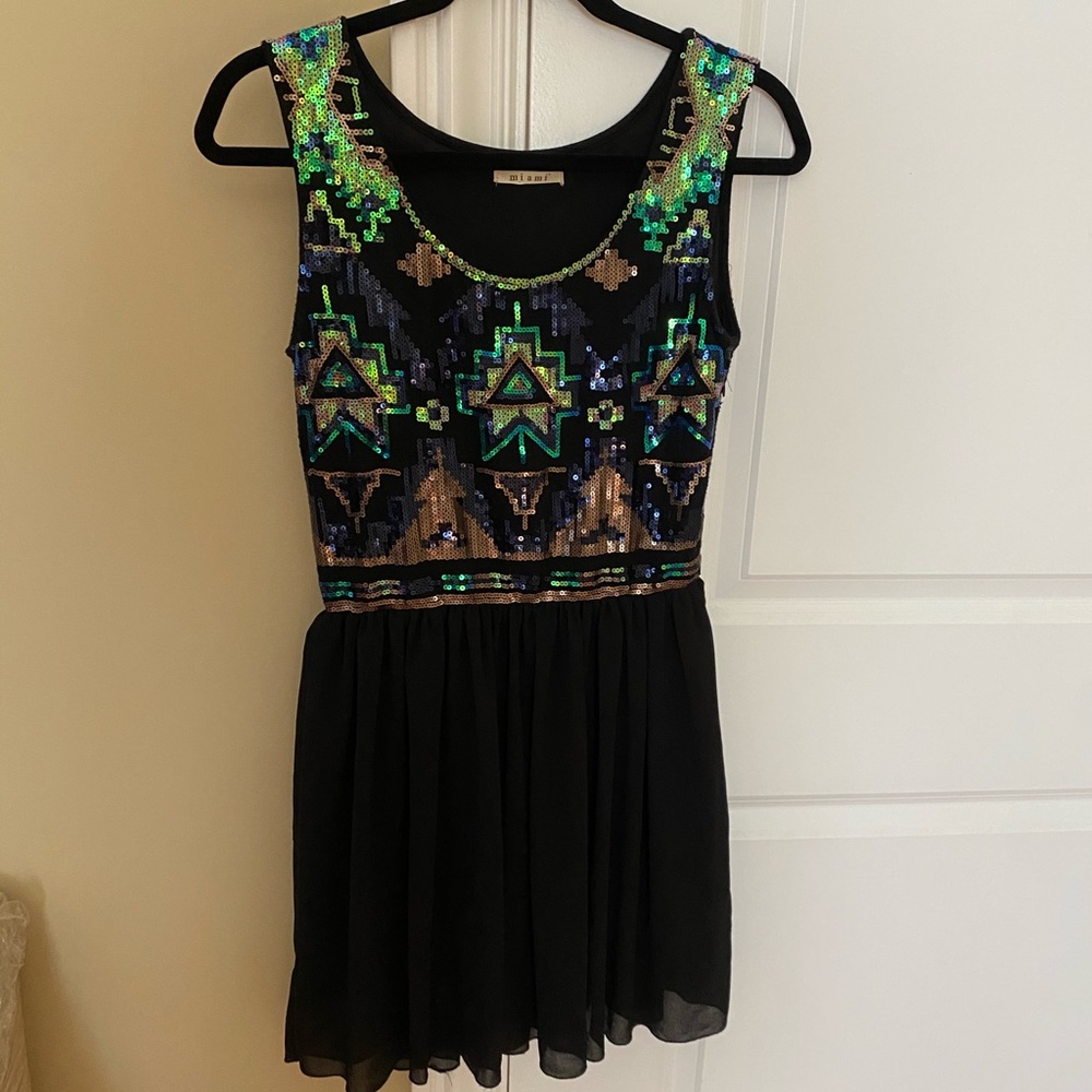 Francesca’s sequin mini dress